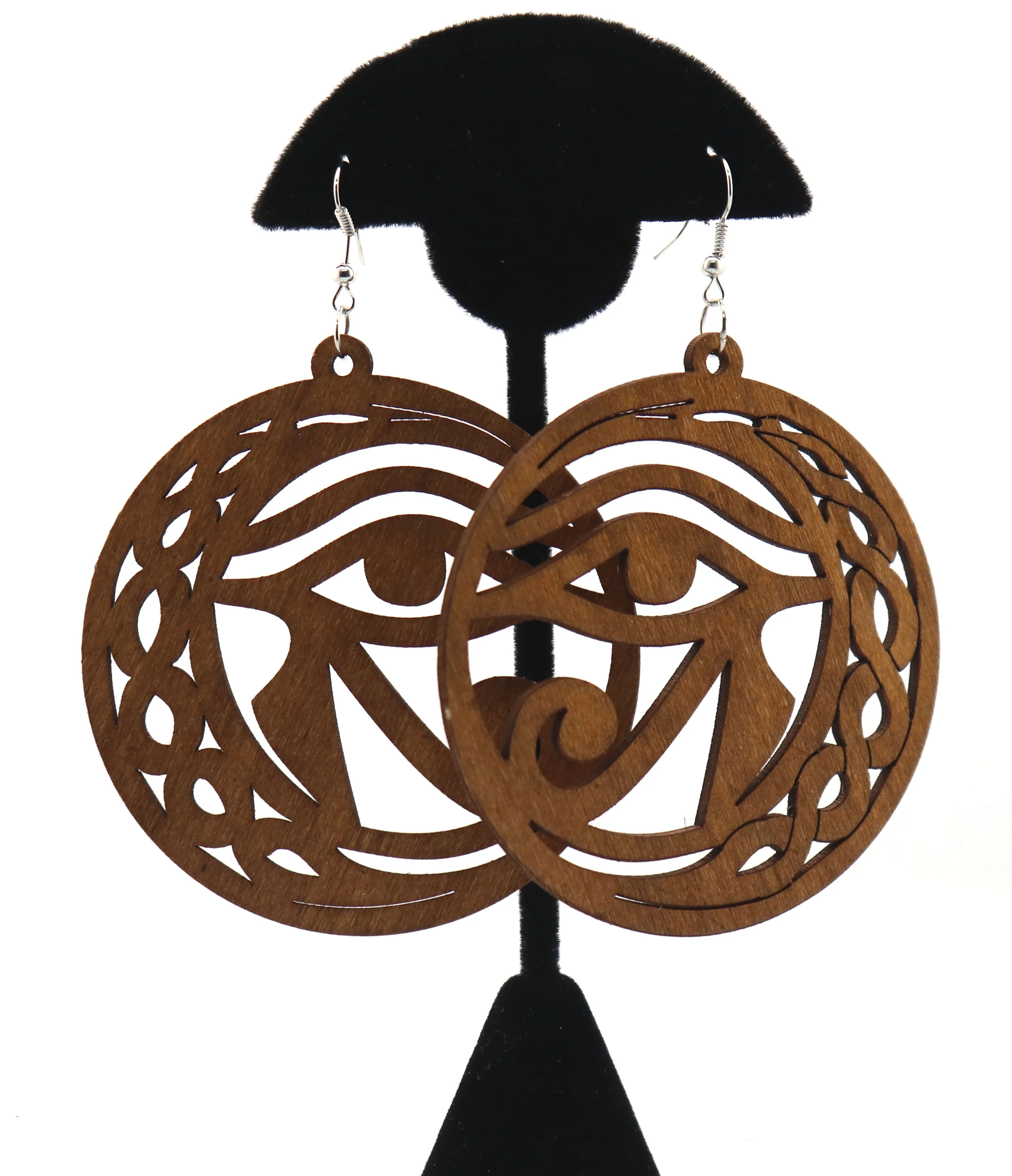 Eye of Ra Circle Earrings - Image 2