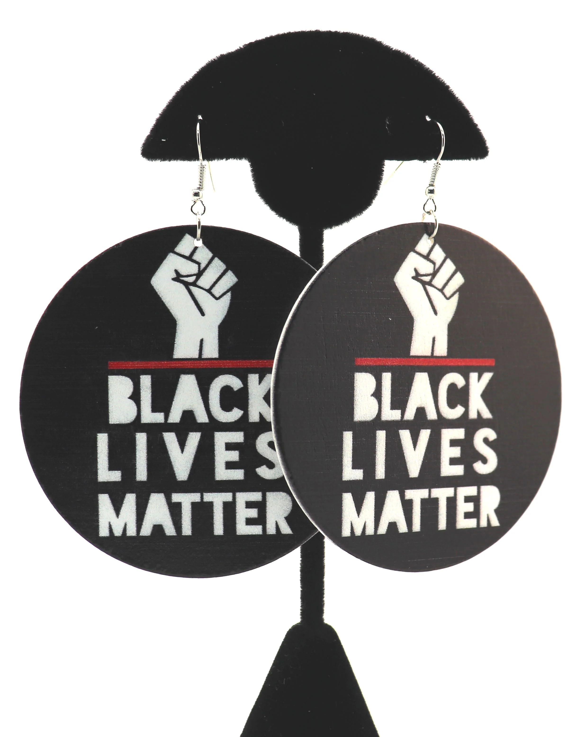Large BLM 1 Earrings - Image 5