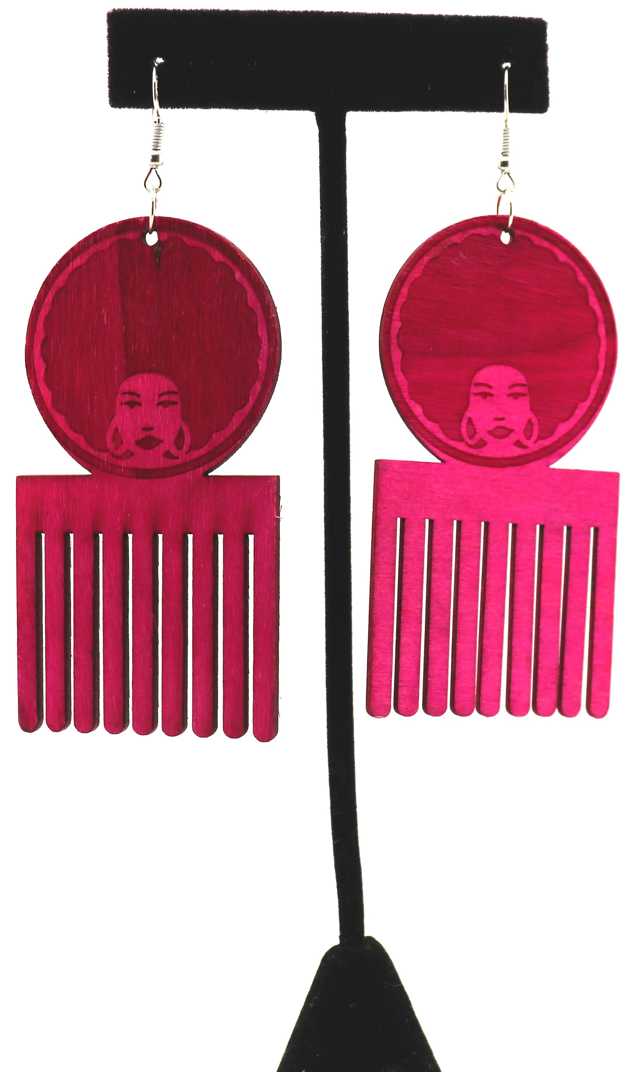 Pretty Afro Combs Earrings - Image 6