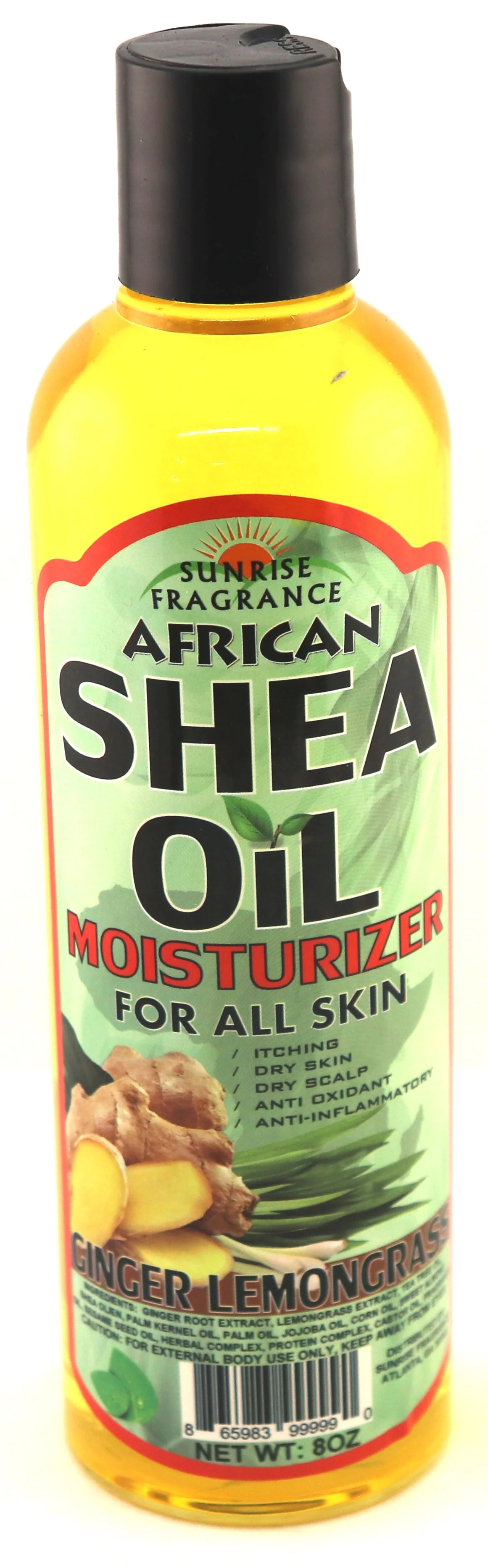 Shea Oil w/ Ginger & Lemongrass